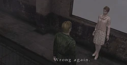 "Wrong again." ("In Water")