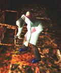 Parasite on the doctor's back.