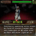 A Puppet Nurse attacking in Silent Hill: Mobile.