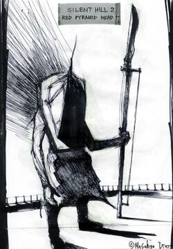 Edit of White Pyramid Head, the concept Masahiro Ito (Pyramid