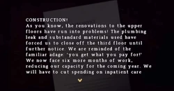 The construction notice.