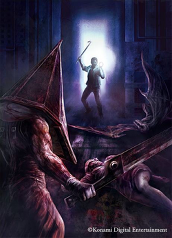 Silent Hill Memories on X: Pyramid Head's Great Knife was actually meant  to be one part of the broken scissors explaining its weird handle. James  gets the other one at the labyrinth