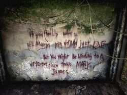 Death message to james