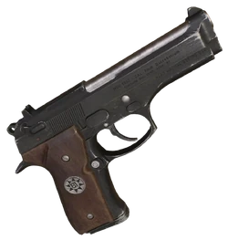 Handgun in Silent Hill 2 (2024).