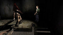 James and Pyramid Head.