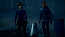 Orson aims at Brit and Nils.