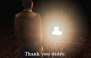 Cheryl's voice says, "Thank you, Daddy... Goodbye."