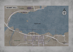 Entire map of the town.