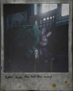 "Robbie keeps the bad man away."