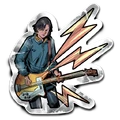 Live event chat emote - "Rocking Out"