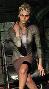 Margaret Holloway in the Order's lair.