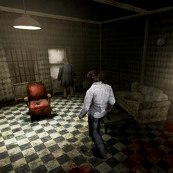 Henry finds Richard's revolver.