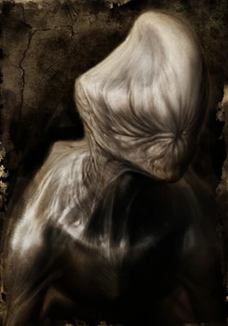 Atrophied.