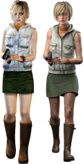 Left: Heather Mason in Silent Hill 3 Right: Cheryl Mason in Dead by Daylight