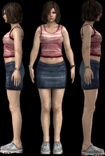 Модель Айлин в повседневной одежде