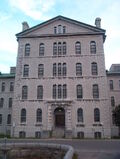 Rockwood Asylum, an abandoned mental institution, was used for exterior shots to represent Brookhaven Hospital.