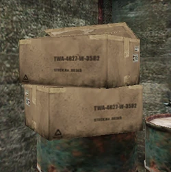 Boxes in the Underpass.