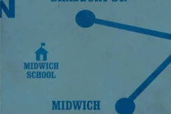 The map Rose used to get to Midwich Elementary.