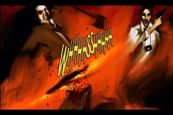 Mario, having tried to kill Doug, is killed instead.