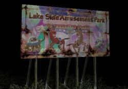 Lakeside Amusement Park billboard