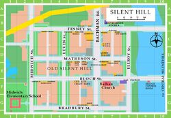 Map of Old Silent Hill