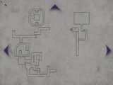 The labyrinth map's lower level.