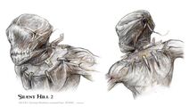 Valtiel concept art for Silent Hill: Revelation by Martin Mercer.