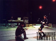 MoCapLeg.png (904 KB) Heather assisting Masahiro Ito with motion capture.