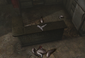 The submachine gun in Room 102 in Silent Hill 4.