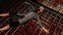 Margaret lies dead on the floor of the Lair.