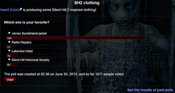 New poll is up while we undergo some - Silent Hill Wiki