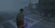 Travis's truck makes a cameo in Silent Hill: Downpour.