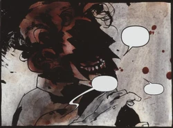 Jessica transforms into a demon.