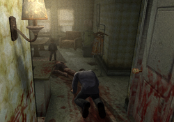 Henry falls to the floor in grief after Eileen is seemingly killed.