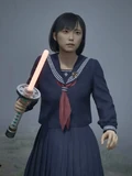 Hinako Shimizu holding a PP-8001 in Silent Hill ƒ.