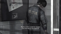 Murphy entering his cell. A photo of his family and the Father's Day card are visible.