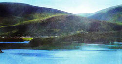 Silent Hill, as seen from the tranquil waters of Toluca Lake (Sinner's Reward).