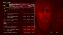 Maria on the save menu.