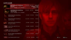 Maria on the save menu.