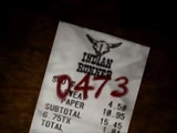 Indian Runner receipt.