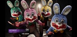 Robbie the Rabbit skin in Dead by Daylight.