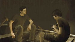 Alex's flashback of Joshua's death.