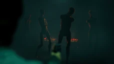 Eva aims at the group of Wanderers.