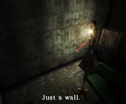 The hole that led to the secret church disappeared.