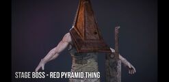 Red Pyramid Thing in Dark Deception: Monsters & Mortals.