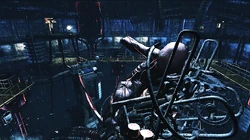 The Wheelman collapsing.