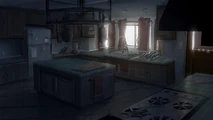 Concept art of the kitchen.