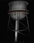 A water tower.