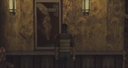 A poster for the production of The Tempest in Silent Hill: Origins