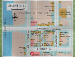 Central Silent Hill map.